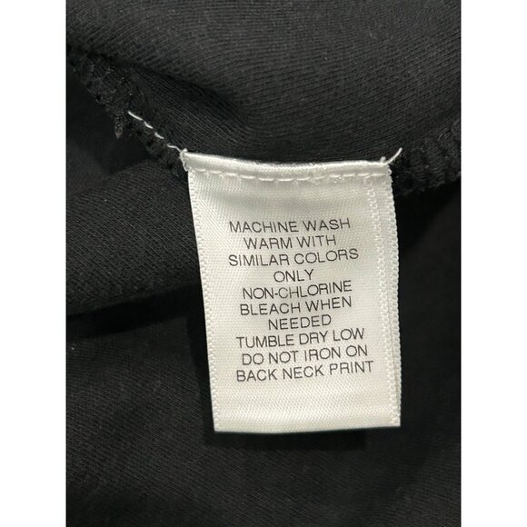 Roundtree & Yorke Silky Finish Black Checked Long-Sleeve Polo Shirt Sz L - Picture 6 of 8